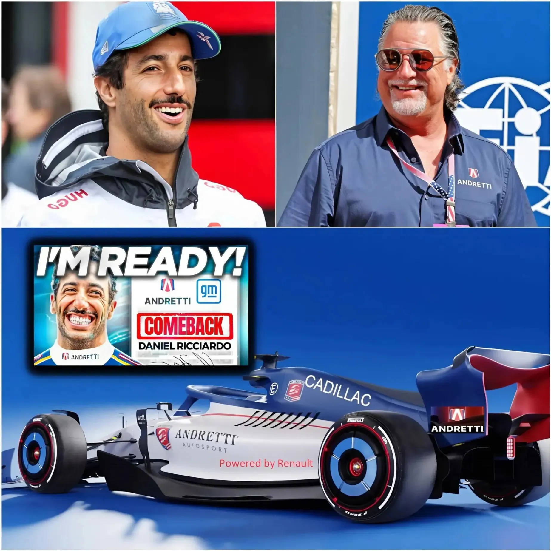 Daniel Ricciardo’s Huge Comeback With Andretti Just Got Leaked After F1 Approved 11th Team