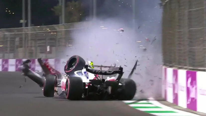 Terrible accidente de Mick Schumacher en clasificación | Marca