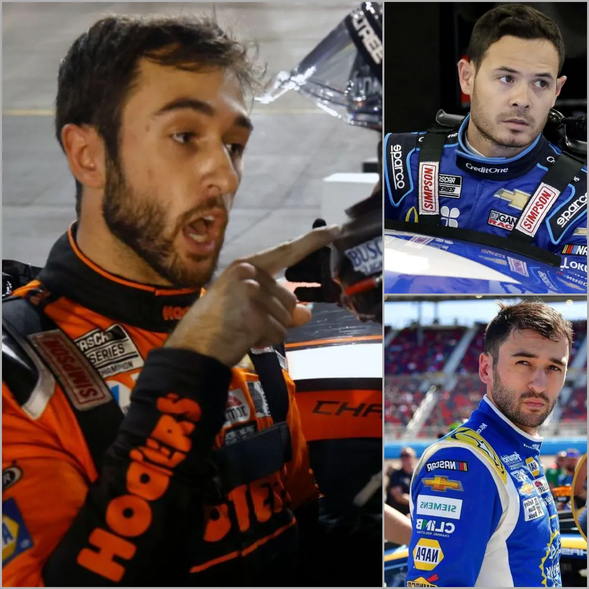 Is Chase Elliott the reason Kyle Larson is in trouble. The Nascar fight comes from Hendrick Motorsports.