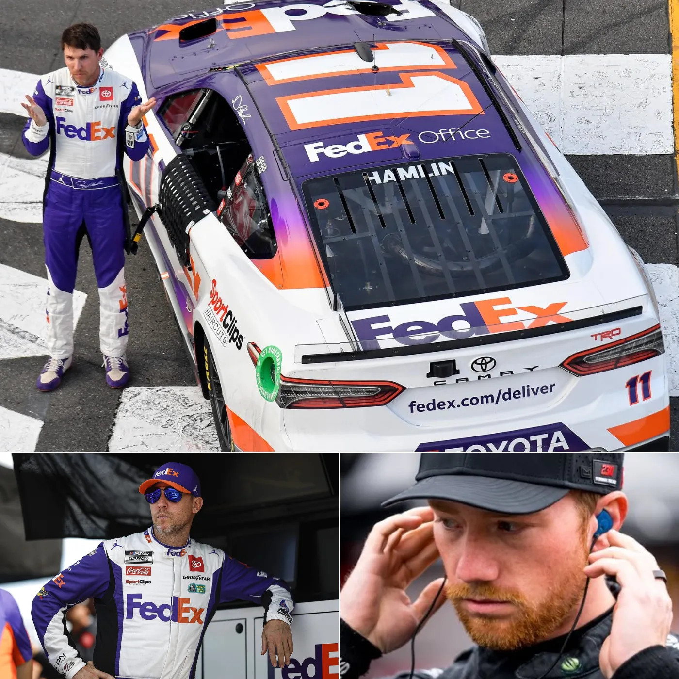 Tyler Reddick and Denny Hamlin: A High-Speed June Showdown Between Racing Glory and Family Chaos