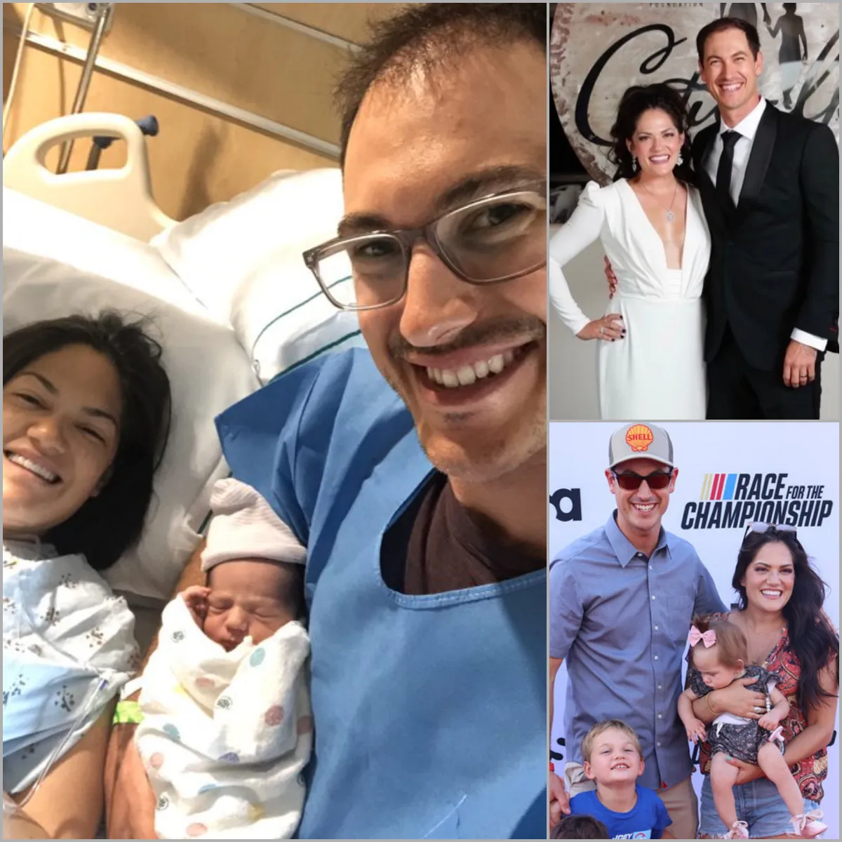 Throwback to heartwarming moments! Joey Logano, the NASCAR legend, enjoying special times with his wife, Brittany.