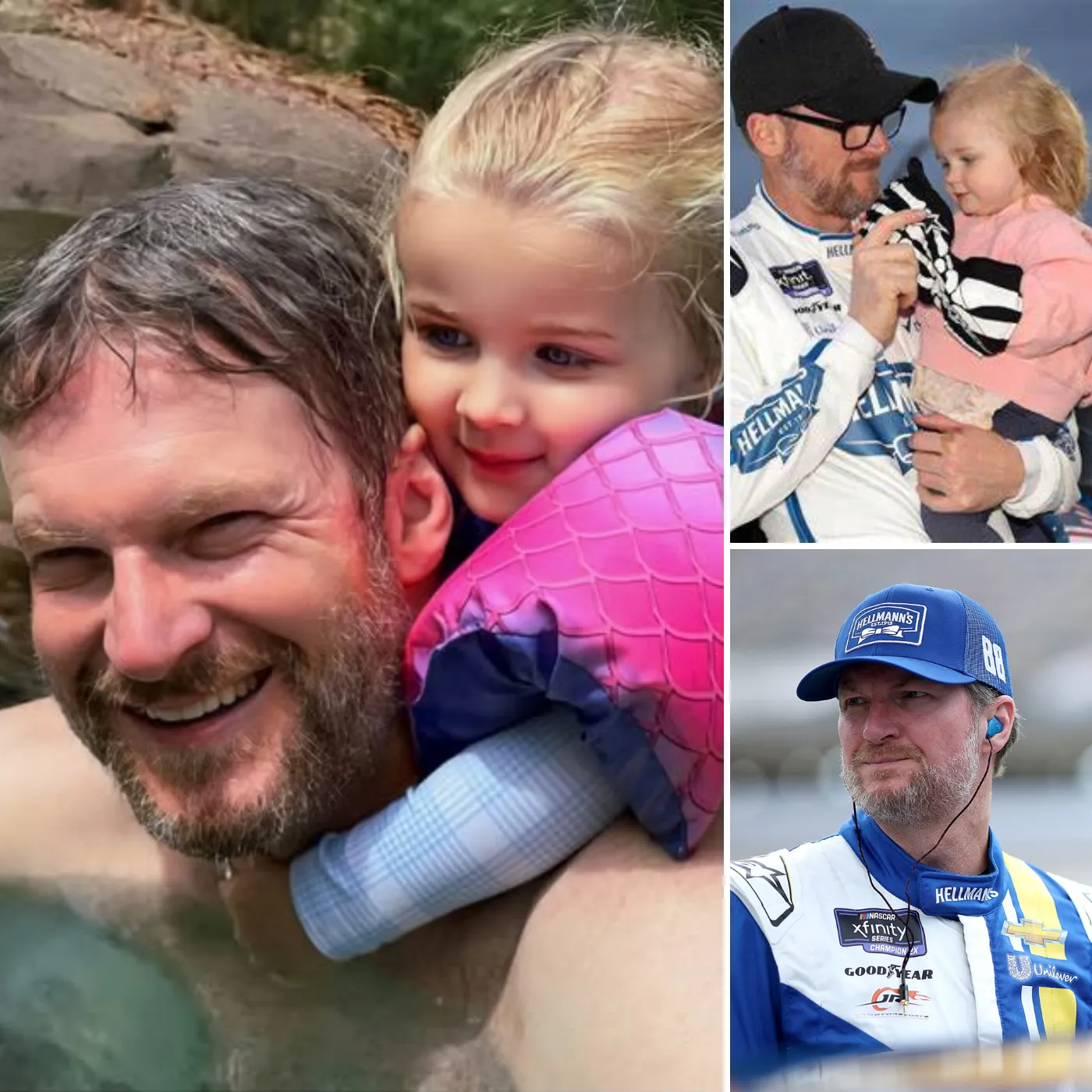 Dale Earnhardt Jr. once said of his daughter, ‘She’s the best thing that’s ever happened to me.Watching her grow up makes every day special. 👧