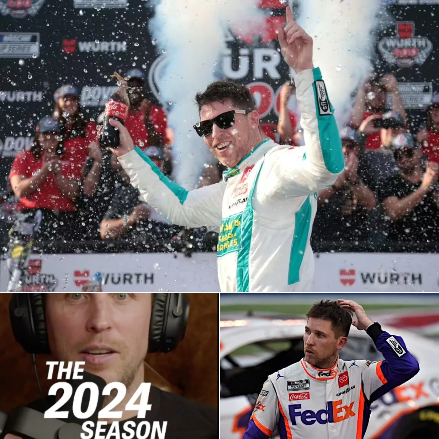 FedEx “parts ways” with Denny Hamlin after 19 years. Will Coca-Cola bring a historic turning point for Denny Hamlin?