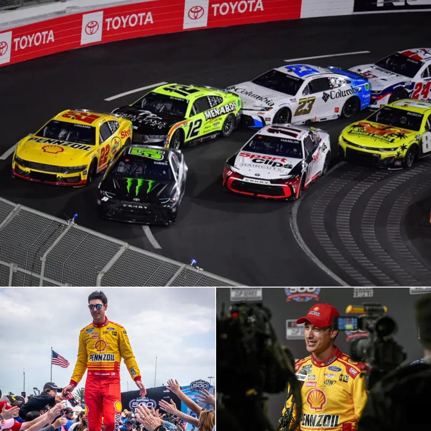 Joey Logano is a three time NASCAR champion, but he makes a surprising admission about what sets him apart from the rest I know I’m not the fastest driver