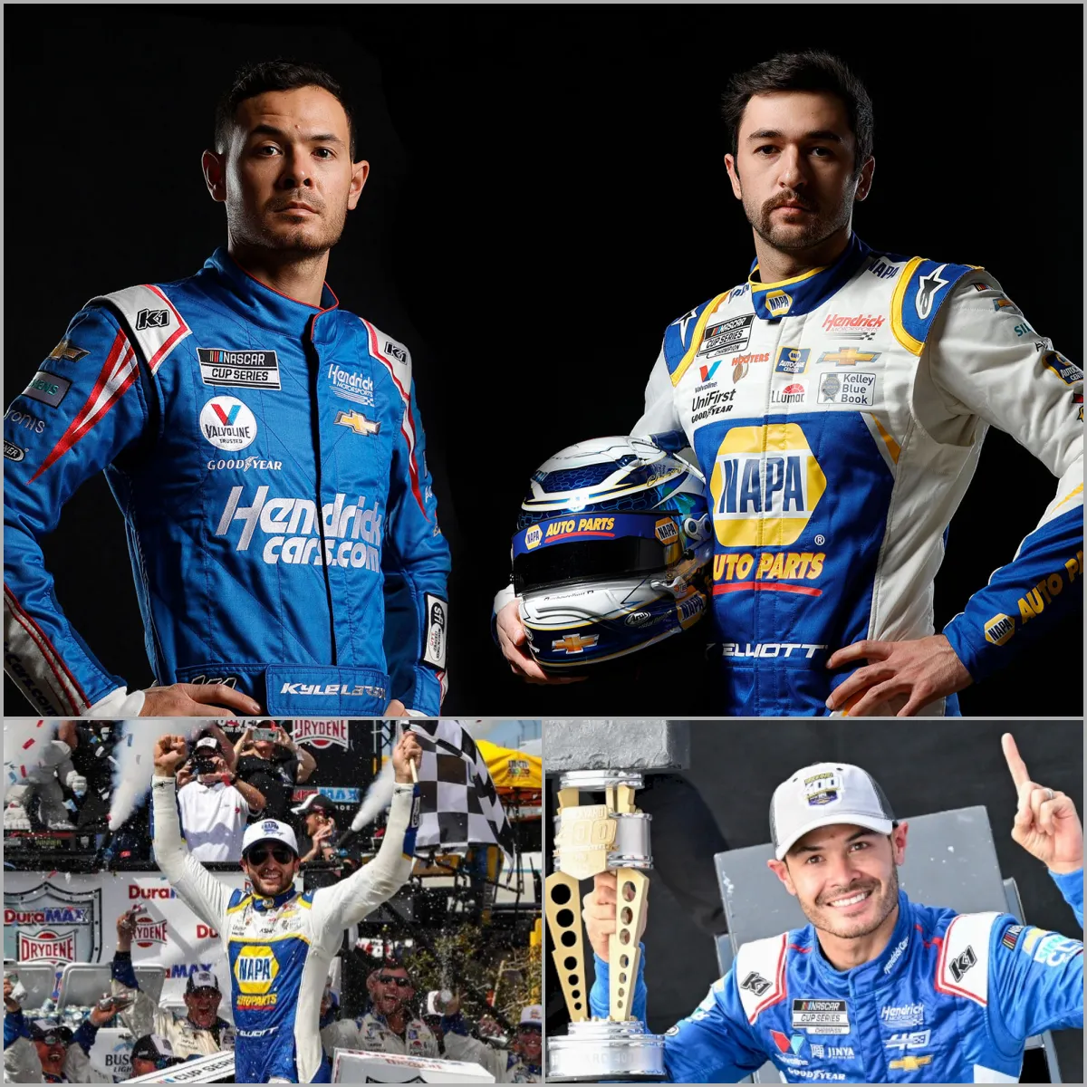 Chase Elliott challenges Kyle Larson for the title of NASCAR’s Most Popular Driver of 2025. Can Larson beat Chase Elliott