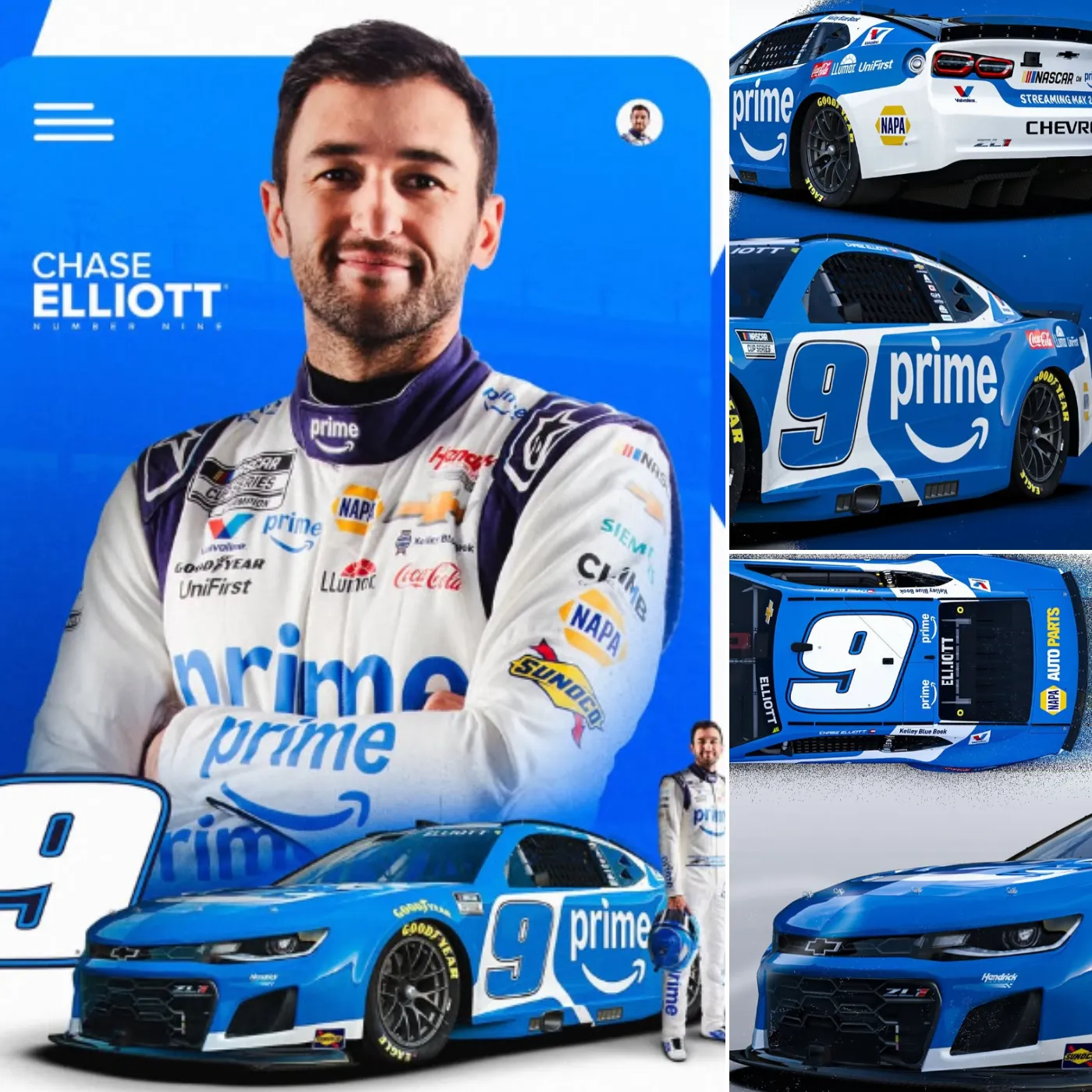 Chase Elliott’s Exclusive Amazon Prime Car Is Set to Dominate NASCAR 2025