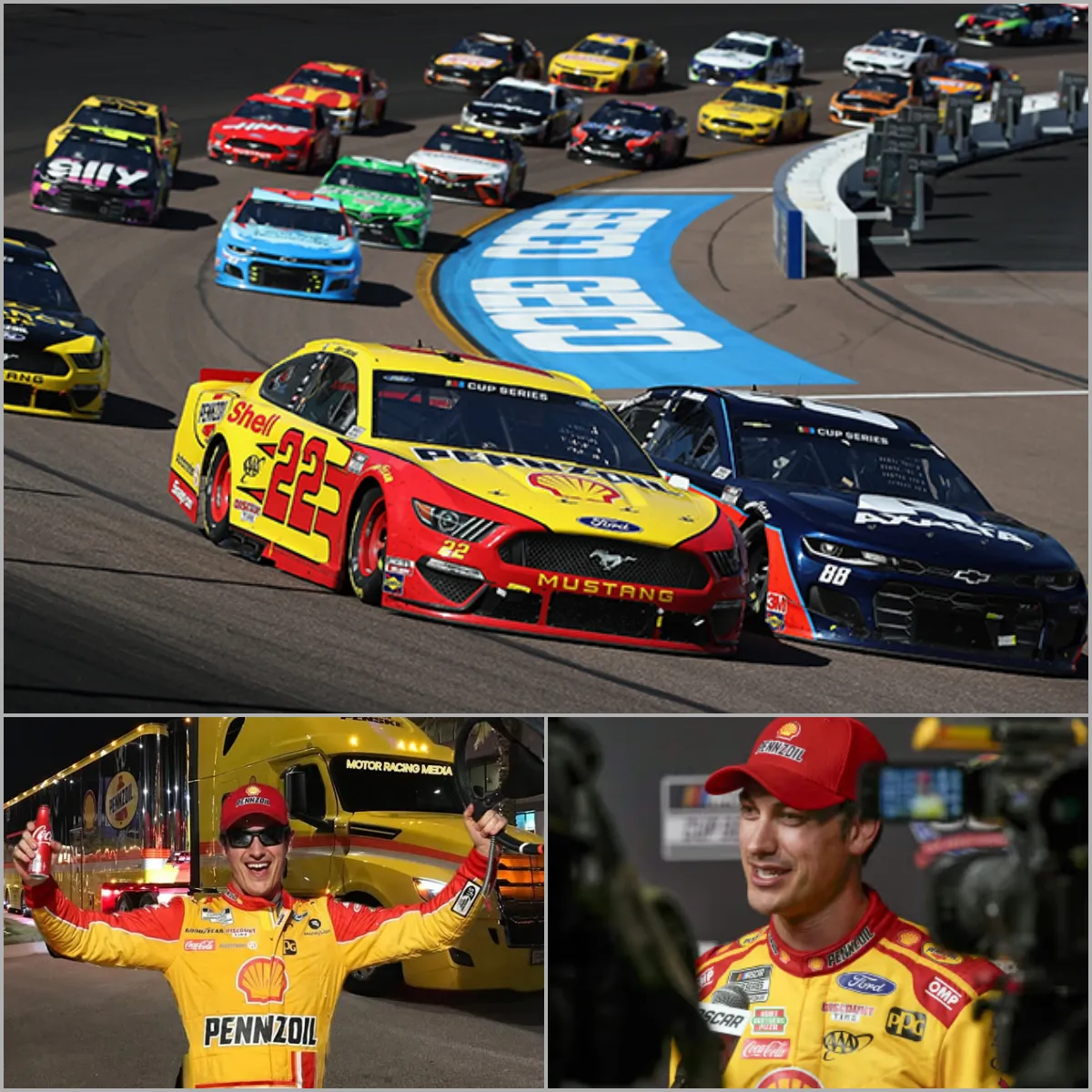 Joey Logano has three titles, 100 victories, and a stunning secret in the racing world.